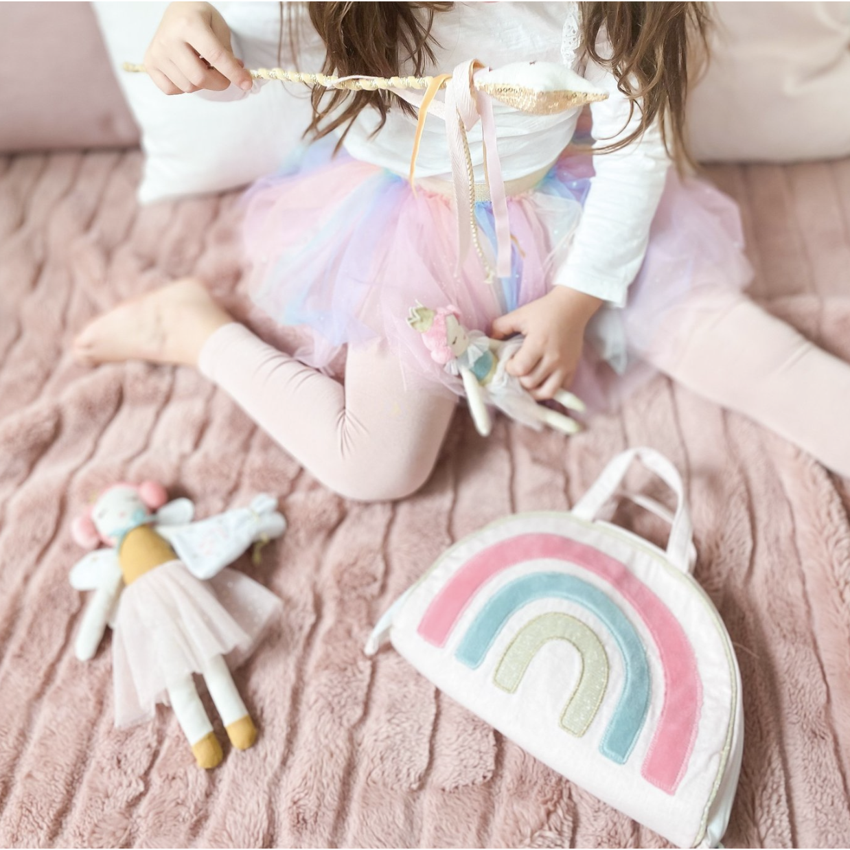 Mon Ami Rainbow Play Purse and Doll Set - hip-kid