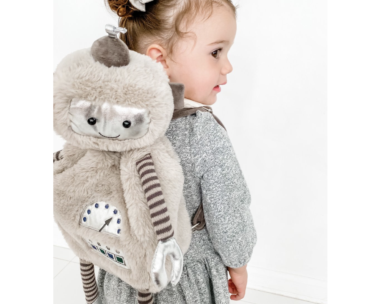 Mon Ami "Radford" Plush Robot Backpack - hip-kid