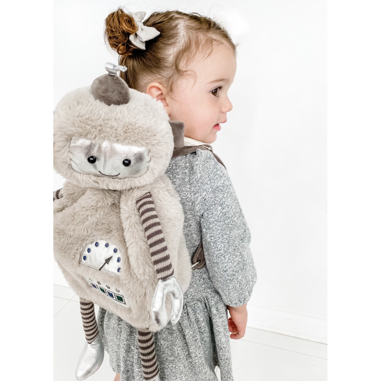 Mon Ami "Radford" Plush Robot Backpack - hip-kid