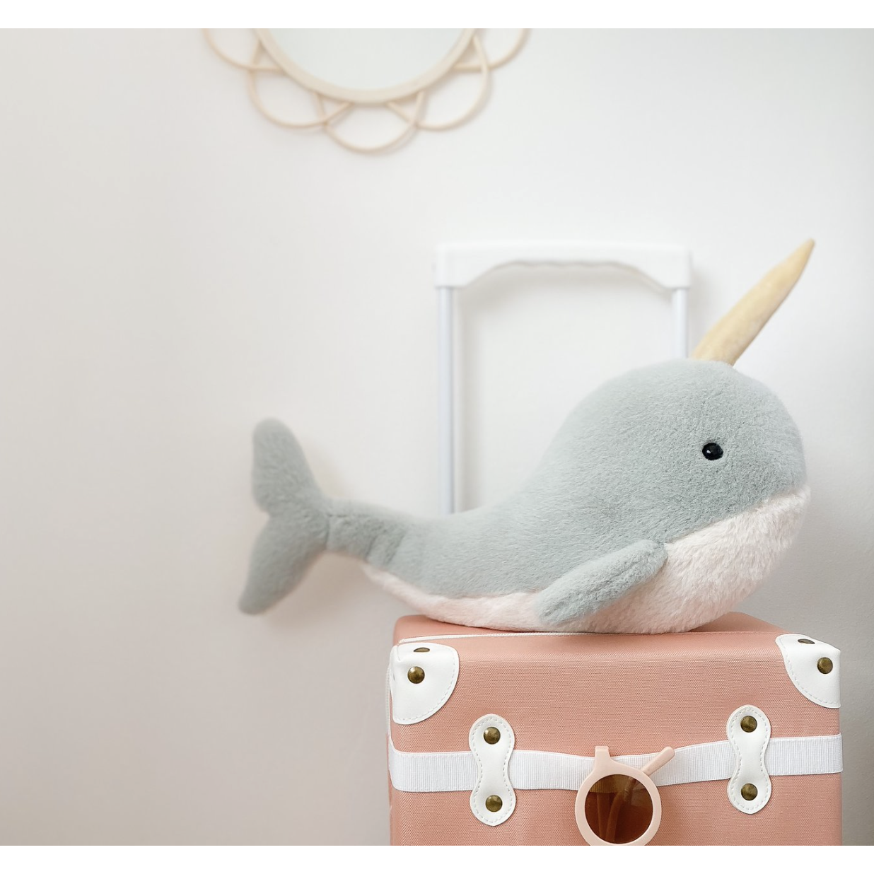 Mon Ami Plush "Nico" the Narwhal Stuffed Animal - hip-kid