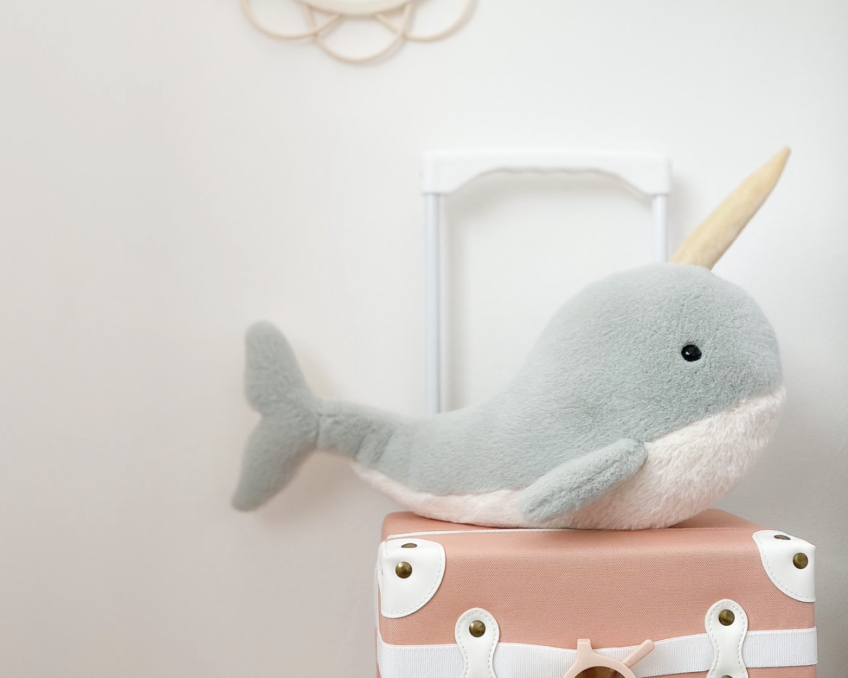 Mon Ami Plush "Nico" the Narwhal Stuffed Animal - hip-kid