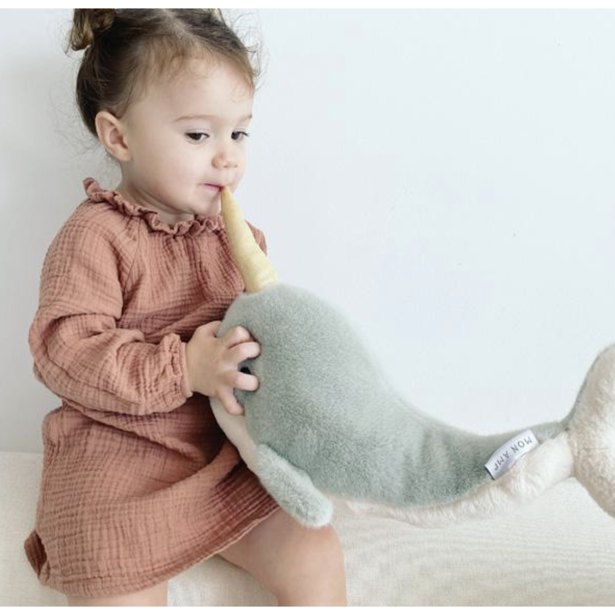 Mon Ami Plush "Nico" the Narwhal Stuffed Animal - hip-kid