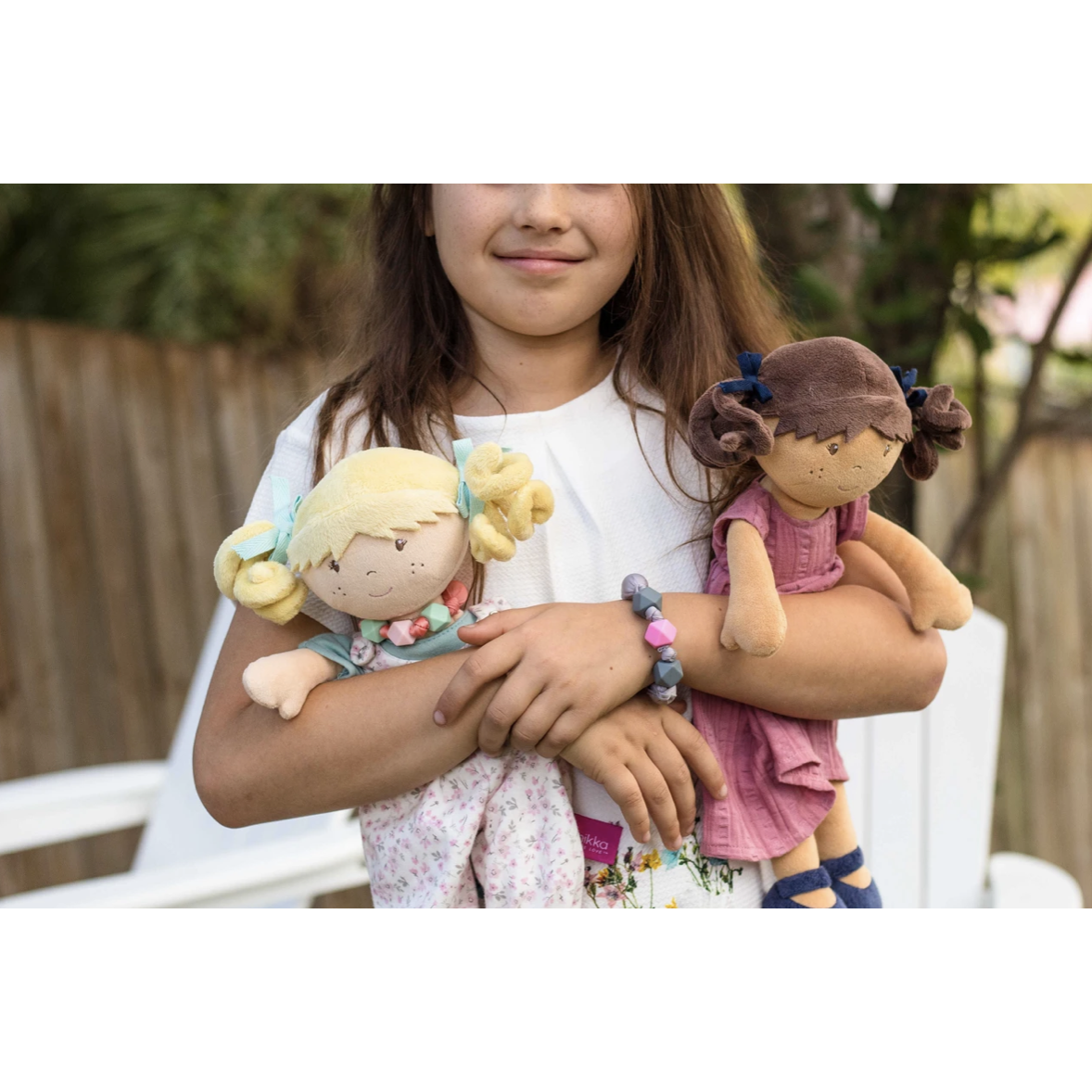 Bonikka Lucy with Friendship Bracelet in Flower Printed Outfit - hip-kid