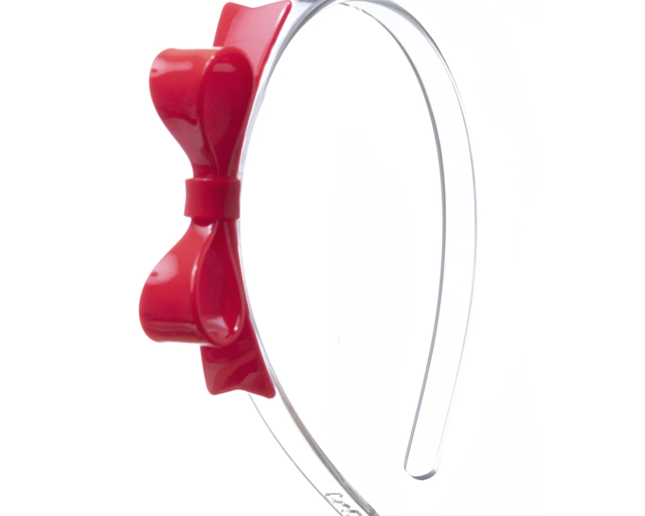 Lilies & Roses Red Bow Tie Headband - hip-kid