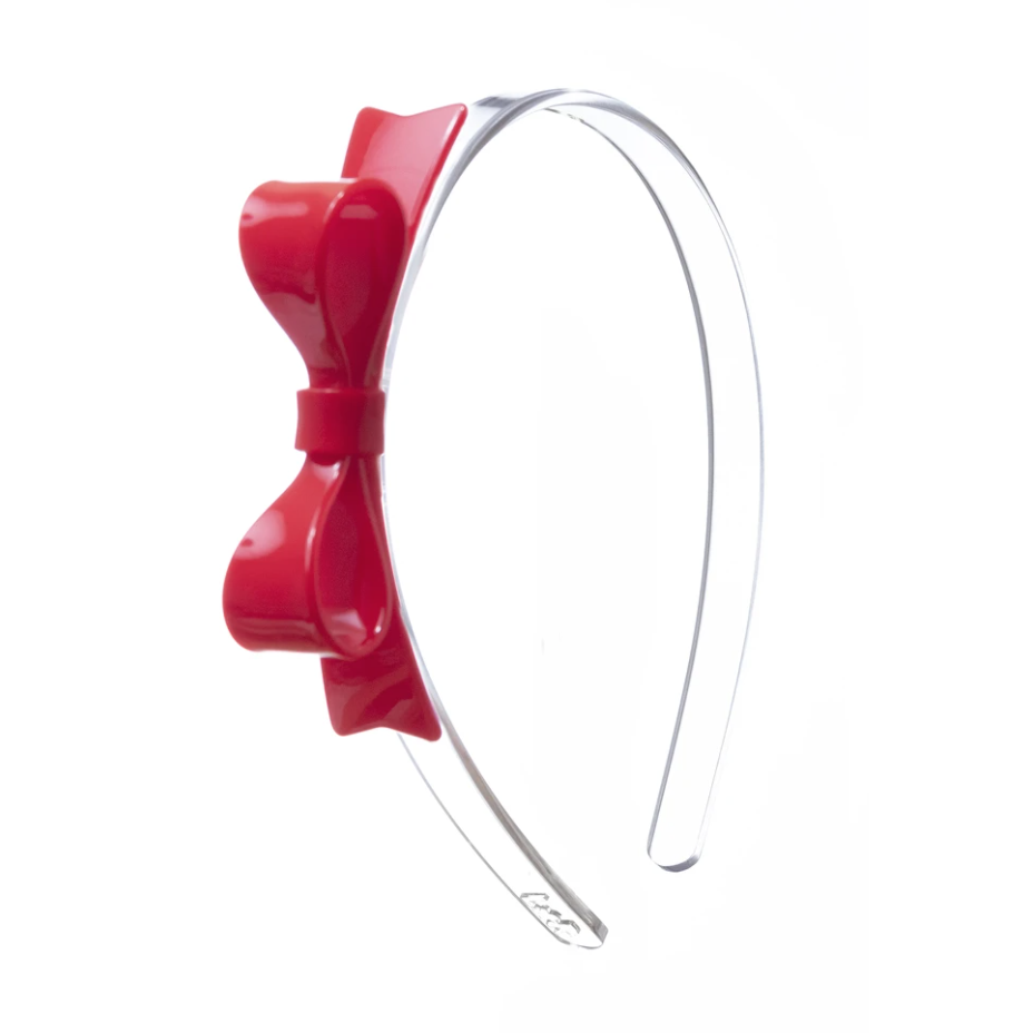 Lilies & Roses Red Bow Tie Headband - hip-kid