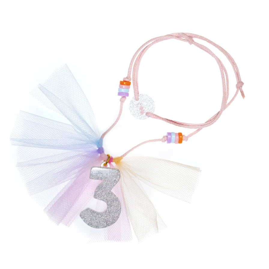 Lilies & Roses 3 Silver Glitter Necklace - hip-kid