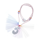 Lilies & Roses 5 Silver Glitter Necklace - hip-kid