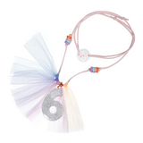 Lilies & Roses 6 Silver Glitter Necklace - hip-kid