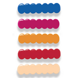 Lilies & Roses Bright Colors Alligator Clips (5 pack) - hip-kid