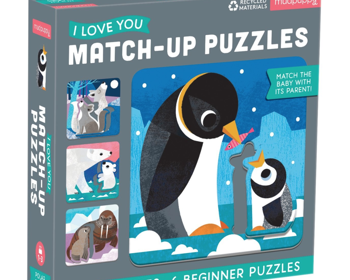 Mudpuppy Polar Babies Match Up Puzzles - hip-kid