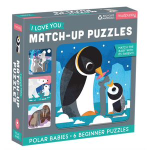 Mudpuppy Polar Babies Match Up Puzzles - hip-kid