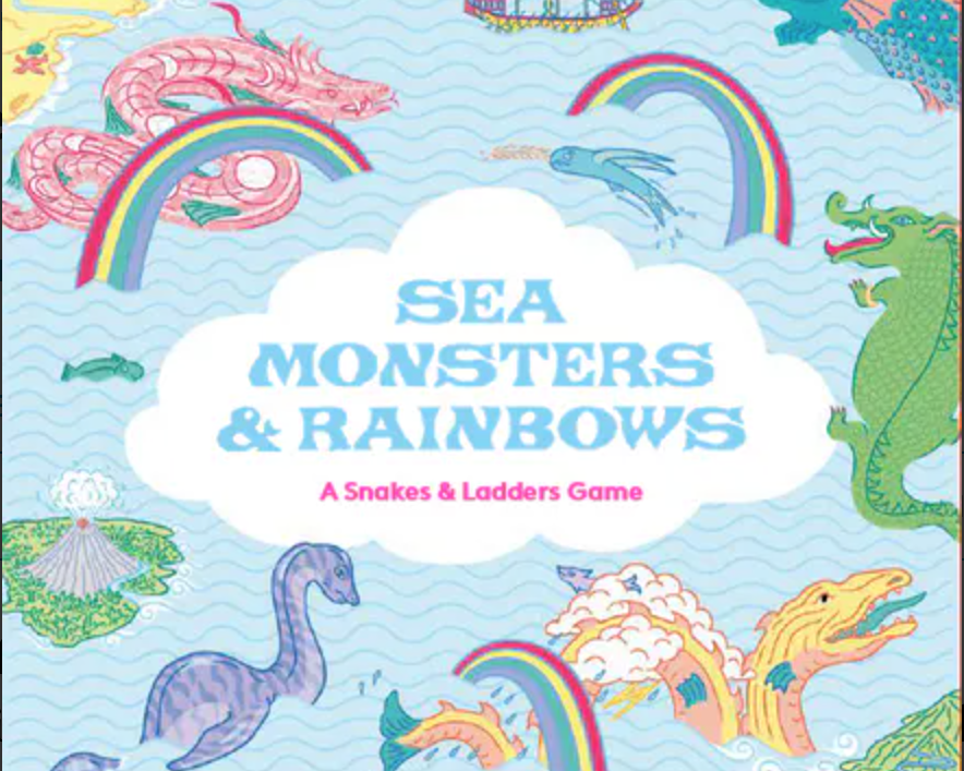 Sea Monsters & Rainbows: A Snakes & Ladders Game - hip-kid
