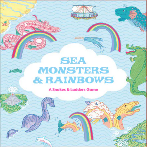 Sea Monsters & Rainbows: A Snakes & Ladders Game - hip-kid