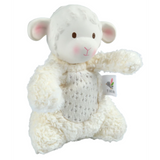 Tikiri Bahbah the Lamb Baby Soft Toy w/ Natural Rubber Teether - hip-kid