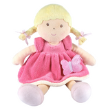 Bonikka Ria Doll - Blond w/ Pink & White Dress - hip-kid