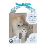 Tikiri Shining Star Unicorn Natural Rubber Rattle w/Crinkle Tail - hip-kid
