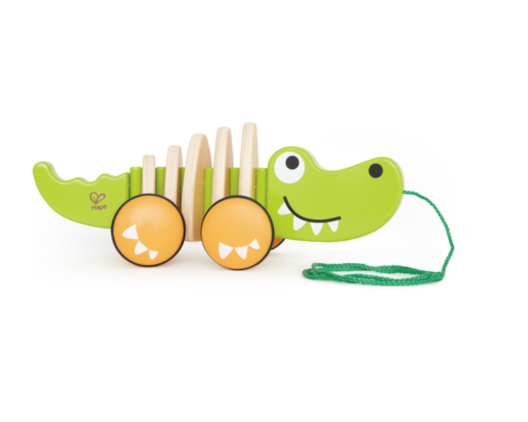 Hape Walk-A-Long Croc Pull Along - hip-kid