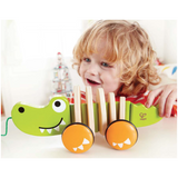 Hape Walk-A-Long Croc Pull Along - hip-kid