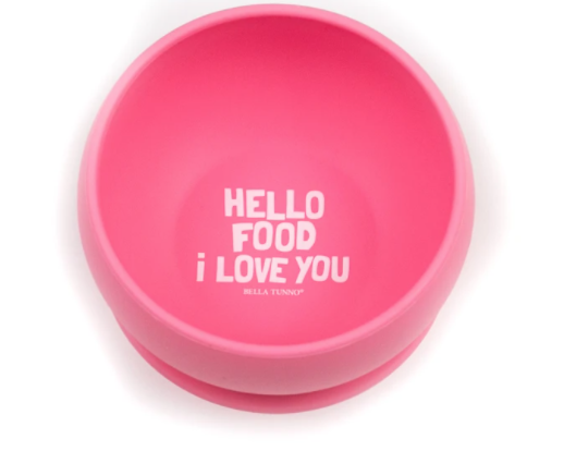 Bella Tunno Hello Food I Love You Suction Wonder Bowl - hip-kid