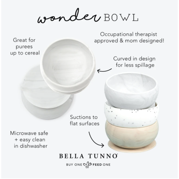 Bella Tunno Hello Food I Love You Suction Wonder Bowl - hip-kid