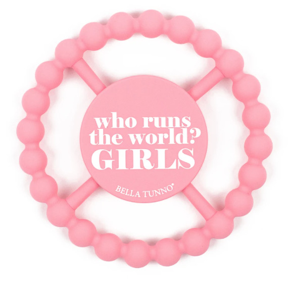 Bella Tunno Who Runs the World Girls Happy Teether - hip-kid