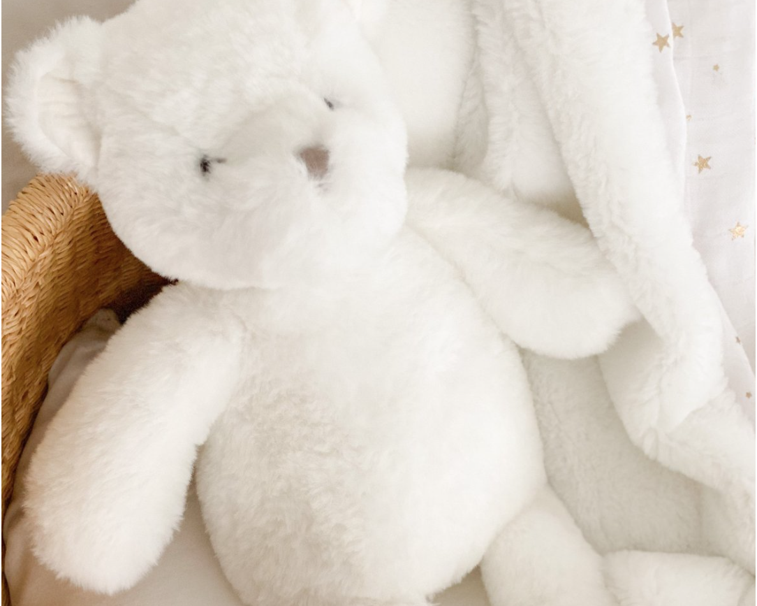 Mon Ami "Beaumont" Luxe Bear Pure White - hip-kid