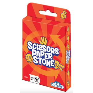 Outset Scissor Paper Stone Card Game - hip-kid
