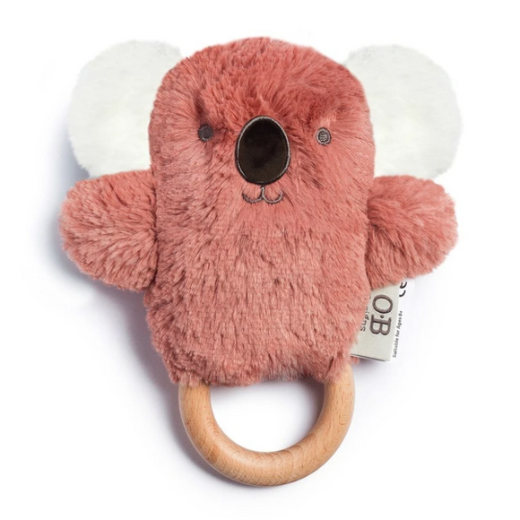 O.B Designs Kate Koala Soft Rattle Toy - hip-kid