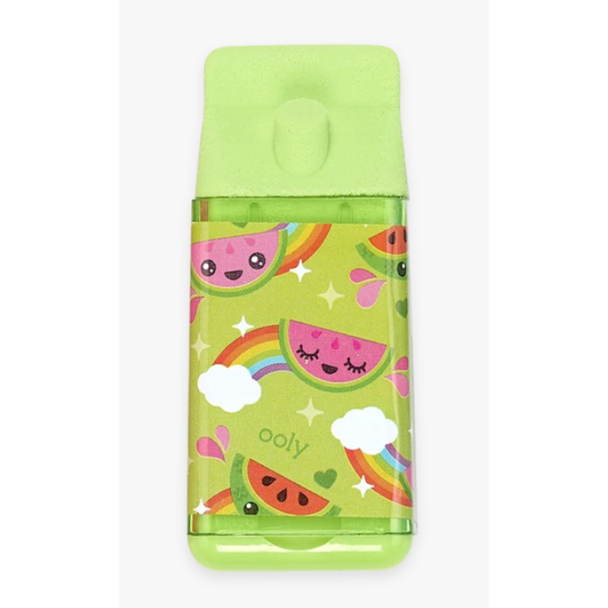 OOLY Lil' Juicy Box Scented Erasers + Sharpener - hip-kid