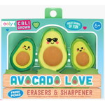 OOLY Avocado Love Eraser and Sharpener - hip-kid