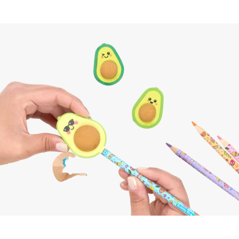 OOLY Avocado Love Eraser and Sharpener - hip-kid