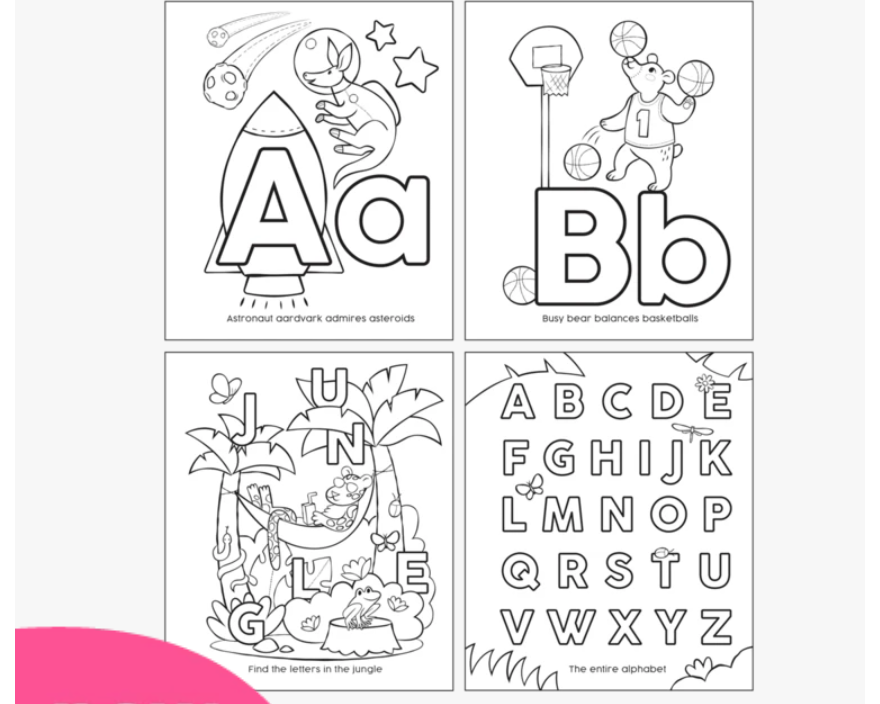 OOLY ABC: Amazing Animals Toddler Color-in' Book - hip-kid