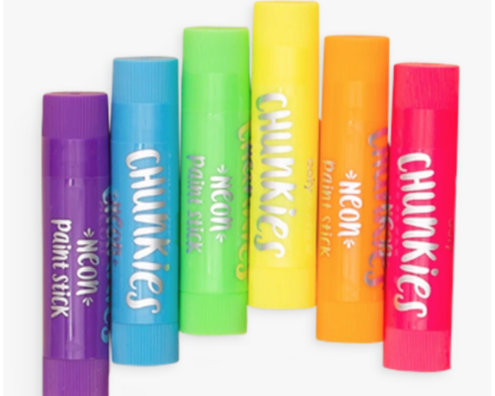OOLY Chunkies Neon Paint Sticks - set of 6 - hip-kid