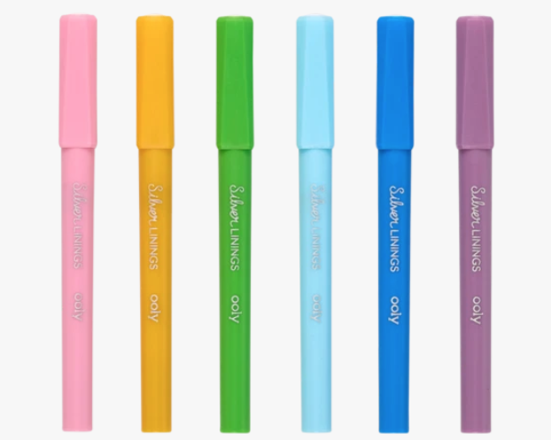 OOLY Silver Lining Outline Markers - hip-kid