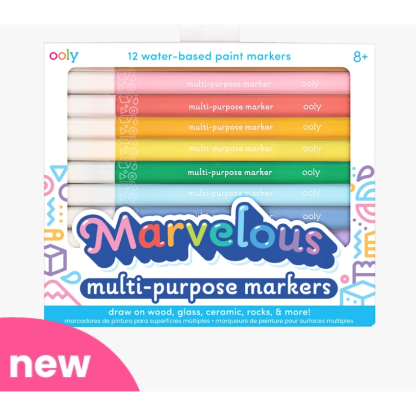 OOLY Marvelous Multi-Purpose Paint Markers - hip-kid