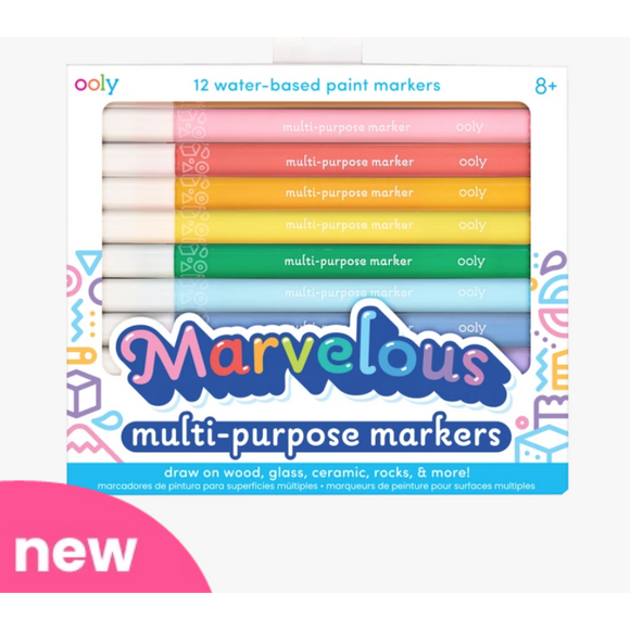 OOLY Marvelous Multi-Purpose Paint Markers - hip-kid