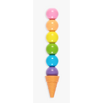 OOLY Rainbow Scoops Stacking Erasable Crayons & Scented Eraser - hip-kid