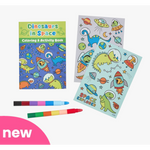 OOLY Mini Traveler Dinosaurs in Space Coloring & Activity Kit - hip-kid
