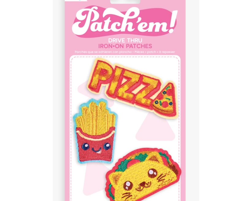 OOLY Patch `em! Iron On Patches - Drive Thru - hip-kid