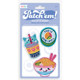 OOLY Patch `em! Iron On Patches - Rollin' in Ramen - hip-kid