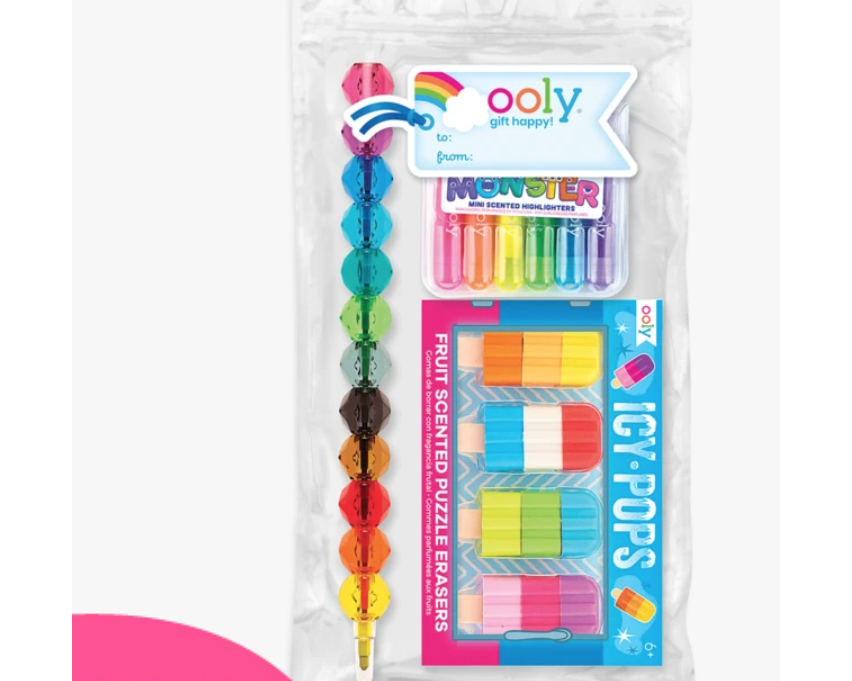 OOLY Rainbow Desk Pals Happy Pack - hip-kid