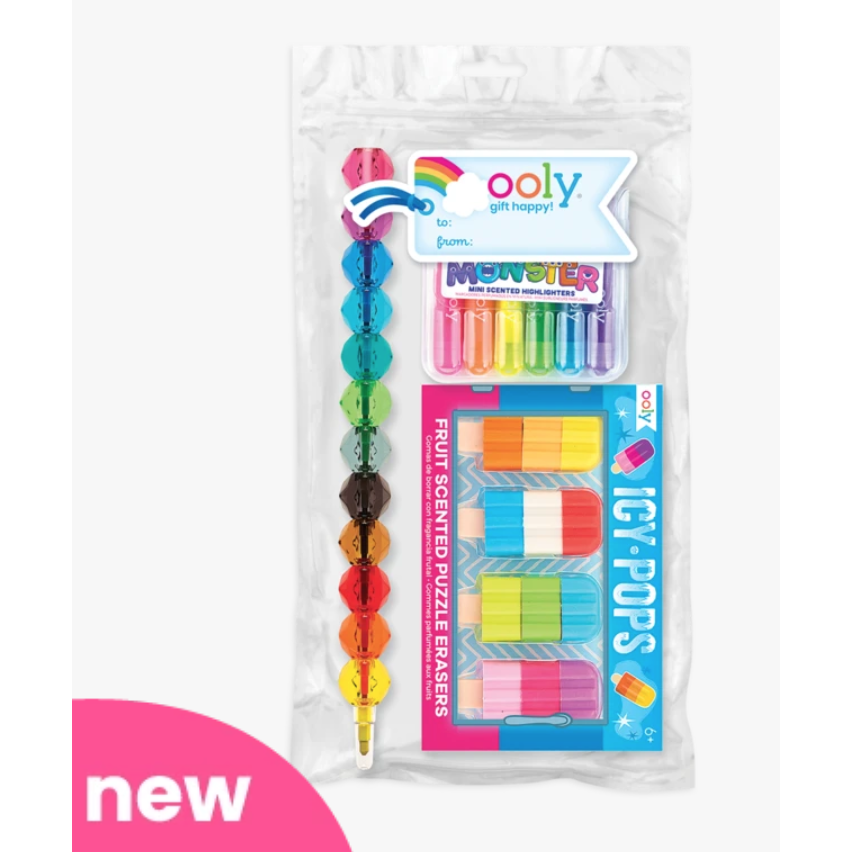 OOLY Rainbow Desk Pals Happy Pack - hip-kid