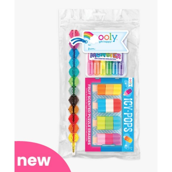 ooly Rainbow Desk Pals Happy Pack - hip-kid