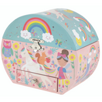 Floss & Rock Rainbow Fairy Oval Jewelry Box - hip-kid