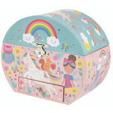 Floss & Rock Rainbow Fairy Oval Jewelry Box - hip-kid