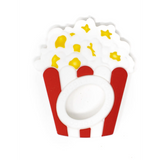 Three Hearts Silicone Teether - Popcorn - hip-kid