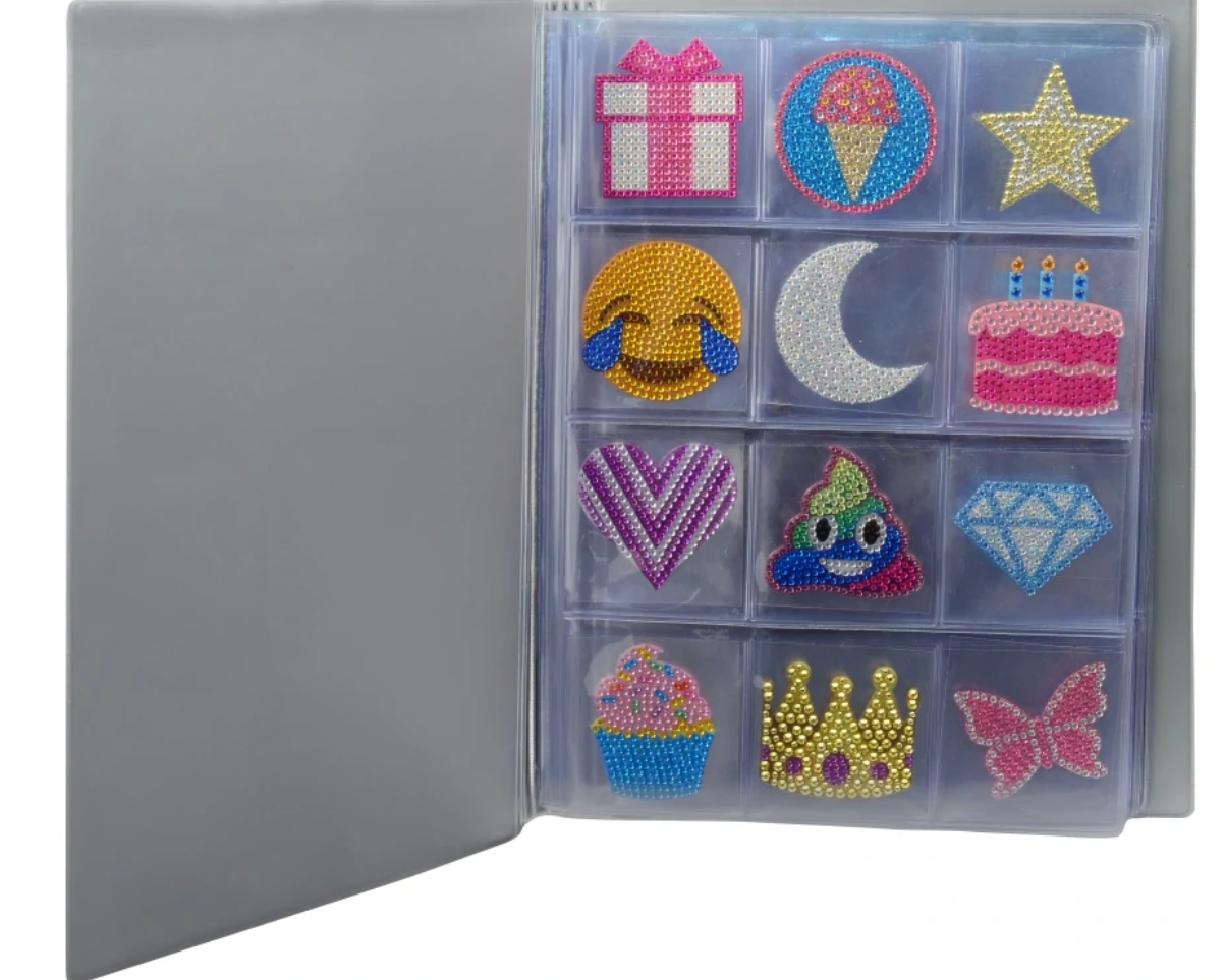 Sticker Beans Sticker Book - Blue - hip-kid