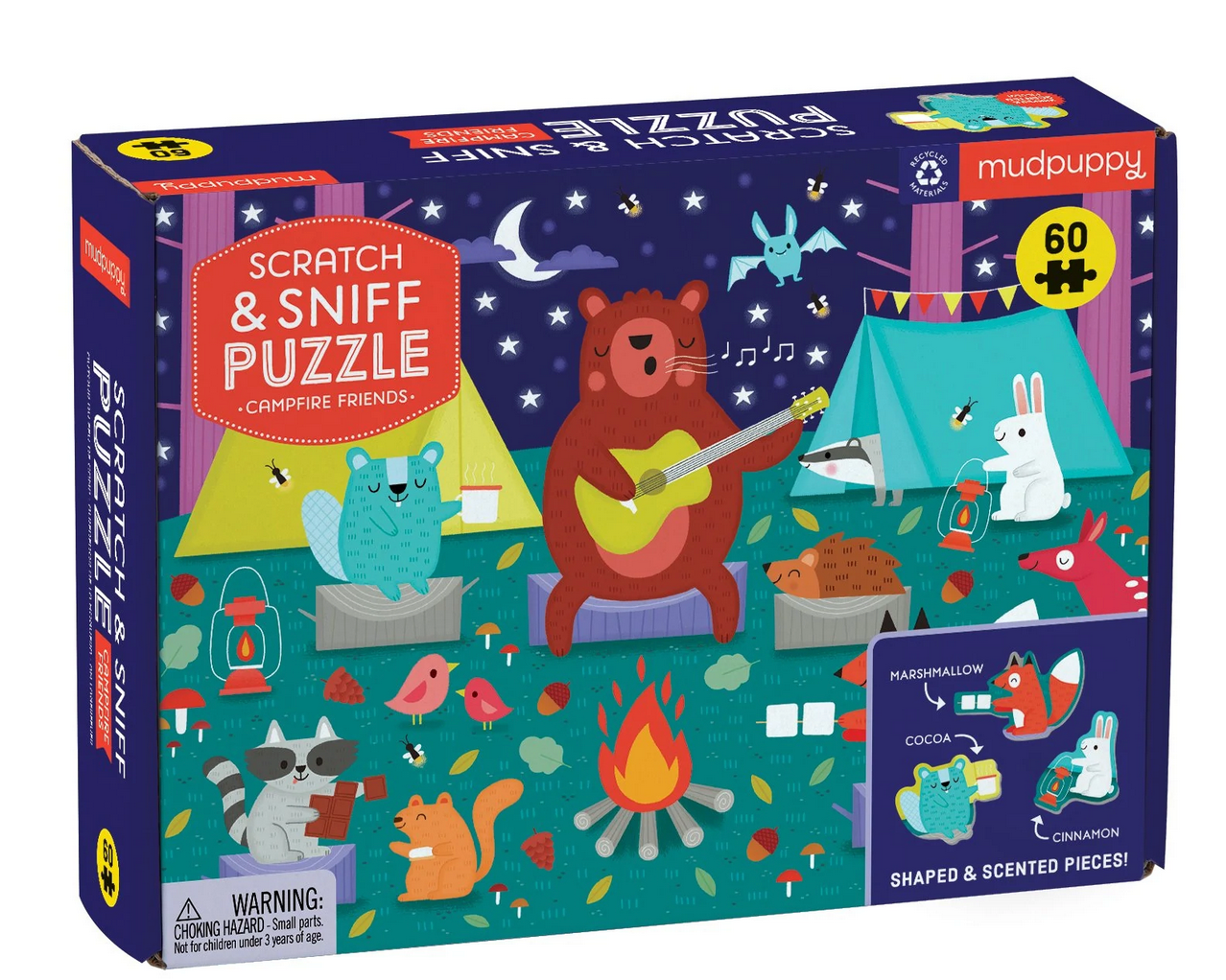 Campfire Friends Scratch and Sniff Puzzle - hip-kid