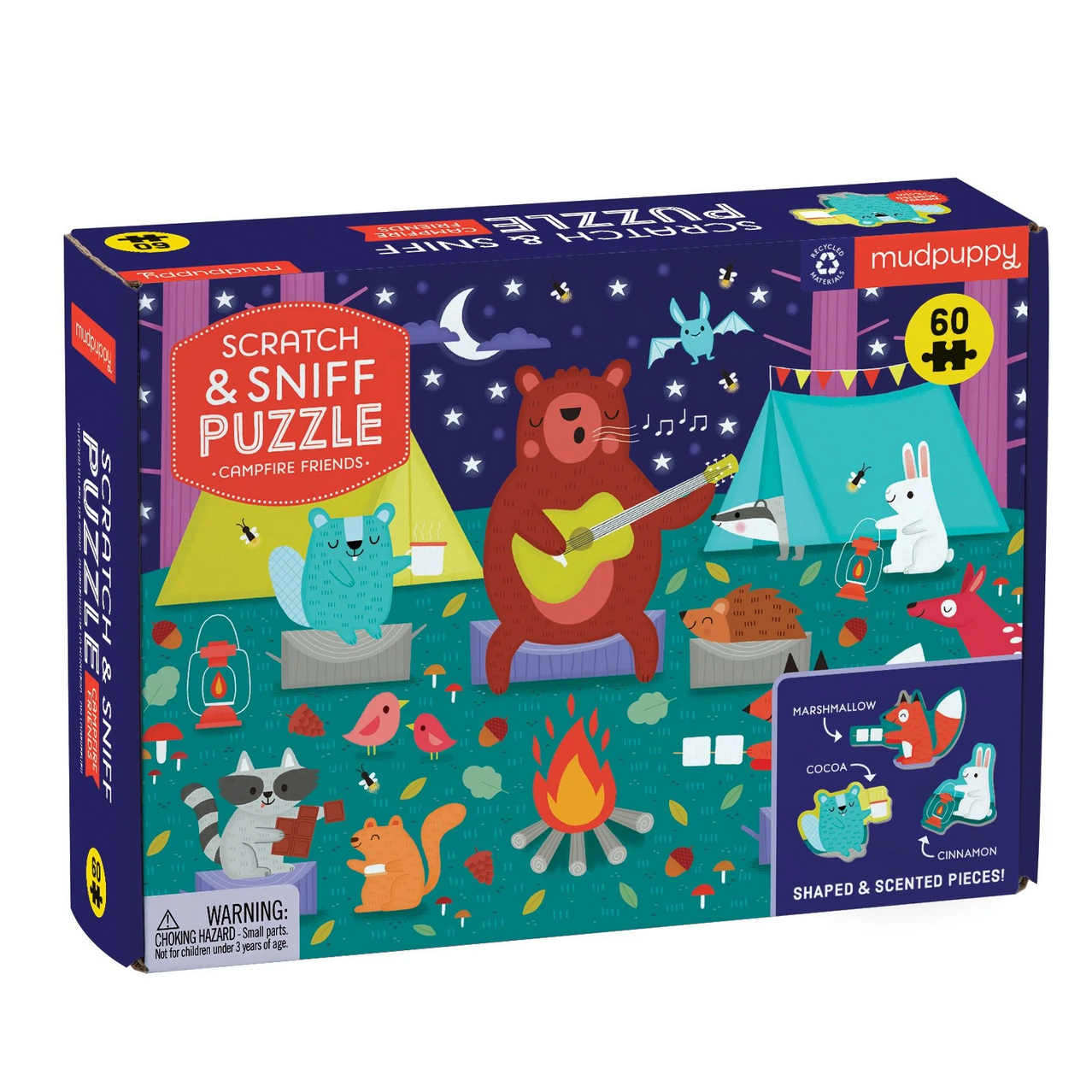 Campfire Friends Scratch and Sniff Puzzle - hip-kid