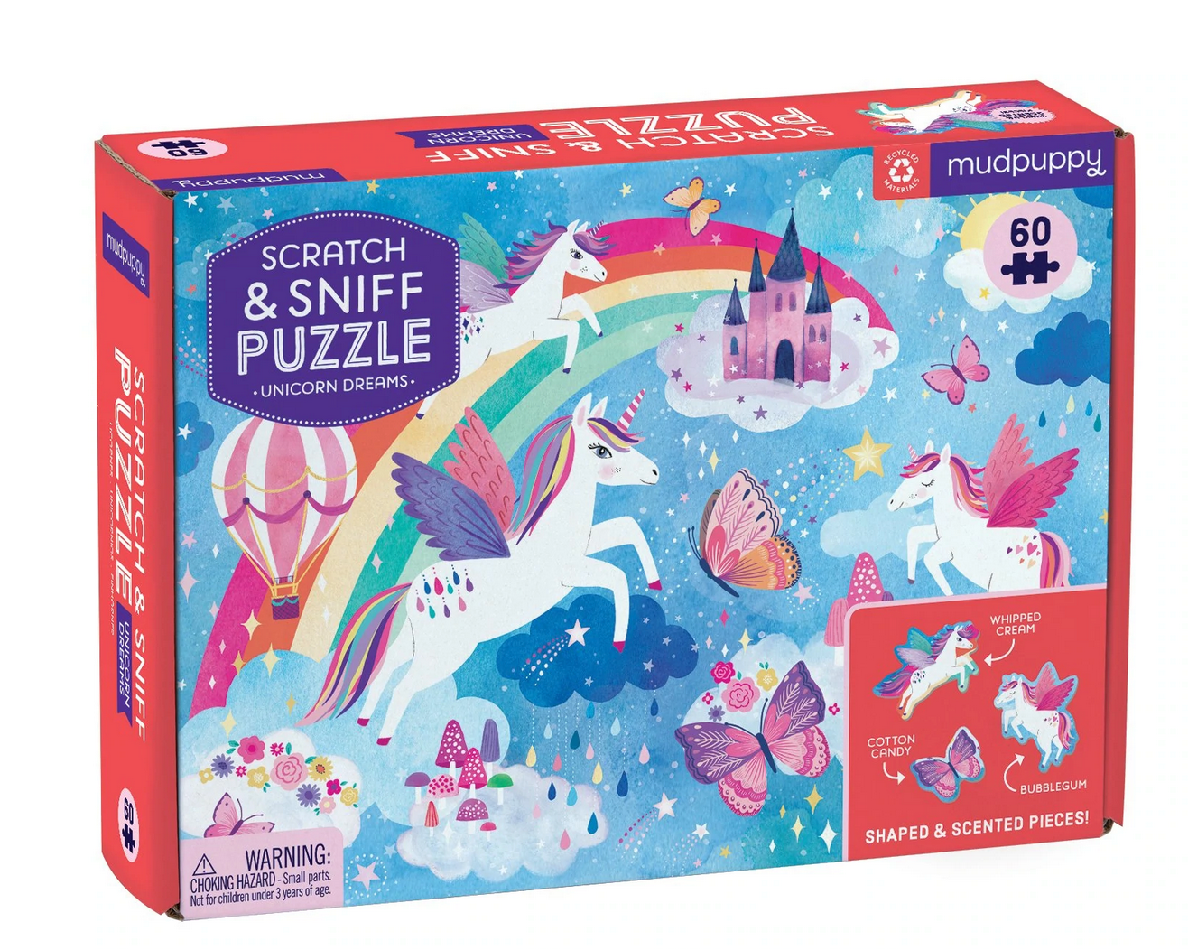 Unicorn Dreams Scratch and Sniff Puzzle - hip-kid